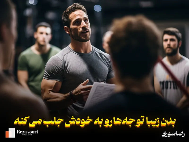 عضله سازی زیبا، تمام توجه ها رو به سمت خودش جلب می‌کنه