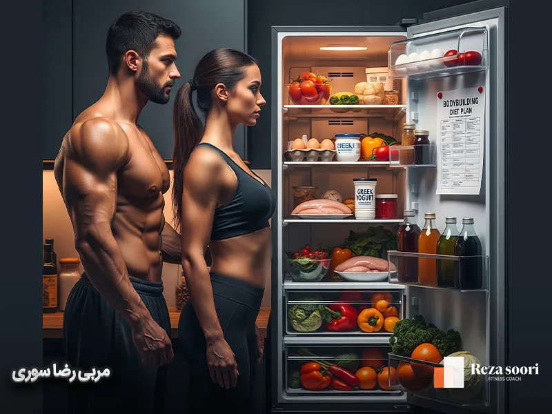 برنامه غذایی بدنسازی برای چربی سوزی و کاهش وزن